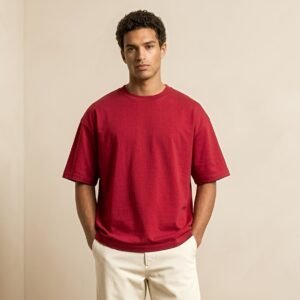 essential tee – crimson red