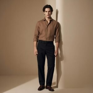 tailored trousers – navy